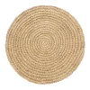 Caravan Place Settings & Linens|Classic Round Natural Placemat, Set of 4