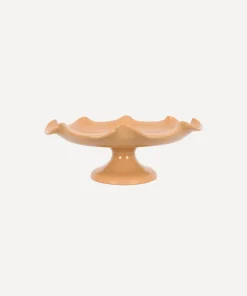 Rebecca Udall Dinnerware|Claudia Wavy Footed Bowl in Terracotta