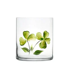 Petra Palumbo Glassware|Clover Crystal Tumbler