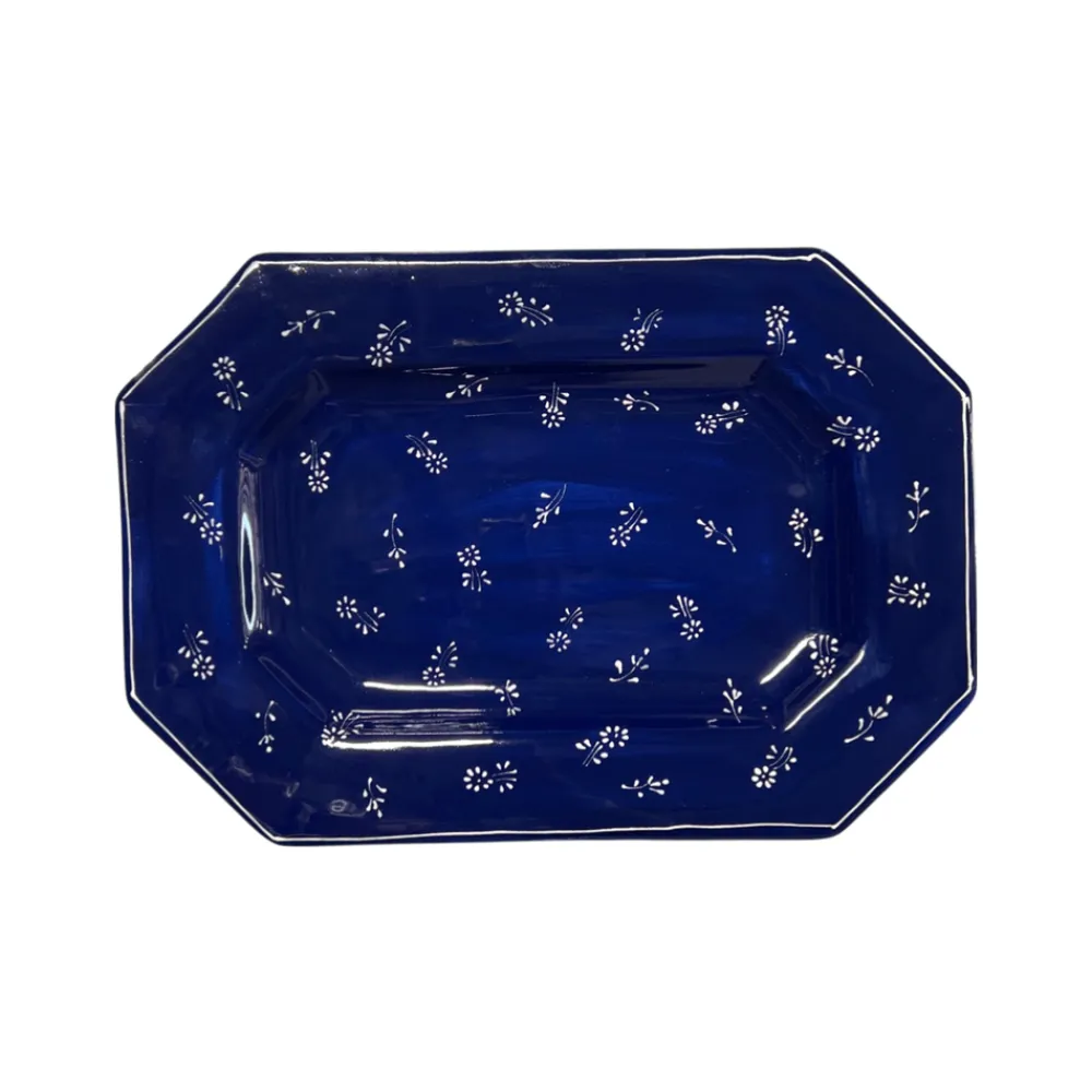 Carolina Irving and Daughters Dinnerware|Cobalt Beatrice Serving Platter
