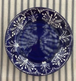Carolina Irving and Daughters Dinnerware|Cobalt Lace Dinner Plate