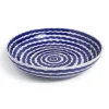 Carolina Irving and Daughters Dinnerware|Cobalt Squiggle Serving Bowl