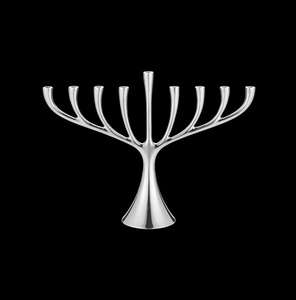 Georg Jensen Silver|Cobra Menorah Mirror Sterling Silver