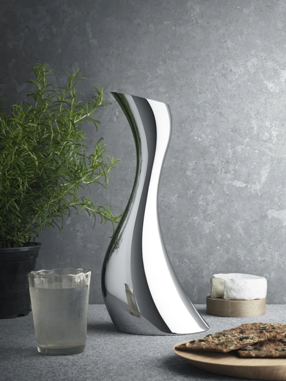 Georg Jensen Silver|Dinnerware|Cobra Pitcher, 1.2L