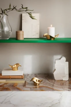 Georg Jensen Silver|Candles|Cobra Tealight Sterling Silver Gold Plated, Set of 2