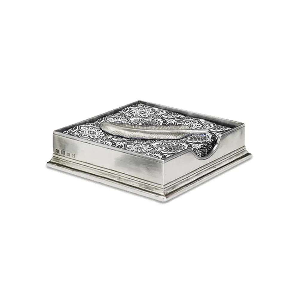 Match Dinnerware|Cocktail Napkin Box with Feather Weight