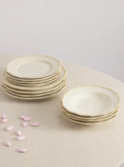 Maison Madison Dinnerware|Colette Set with Pasta Bowl, Set of 12