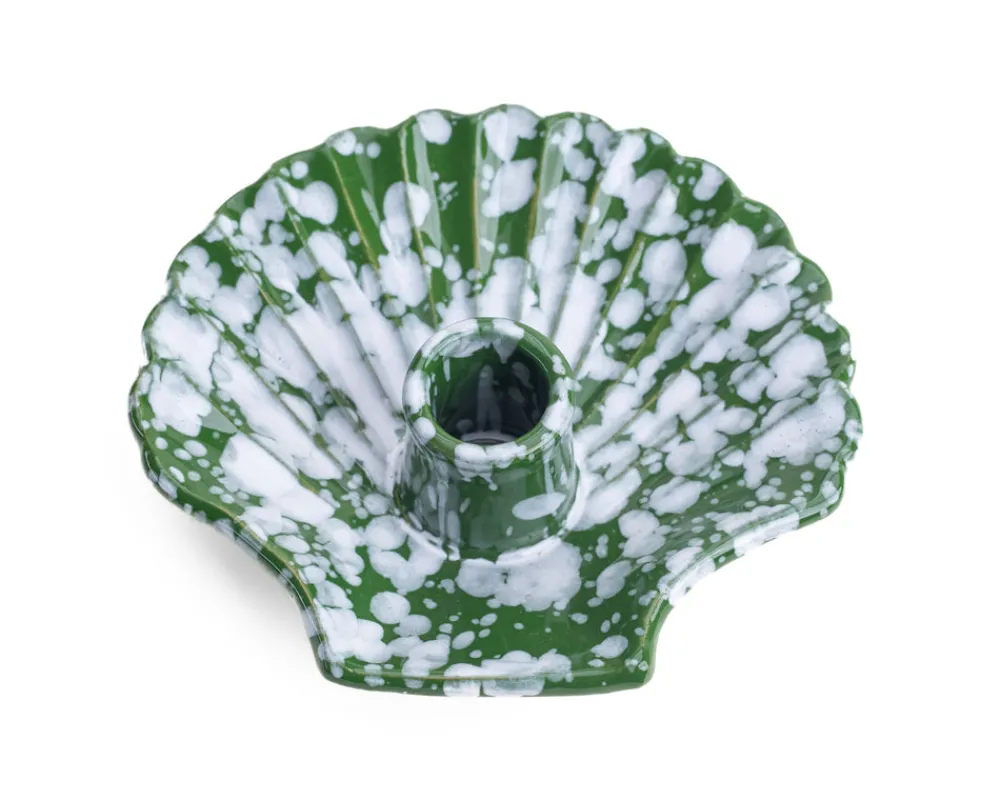 Carolina Irving and Daughters Candles|Concha Candle Green