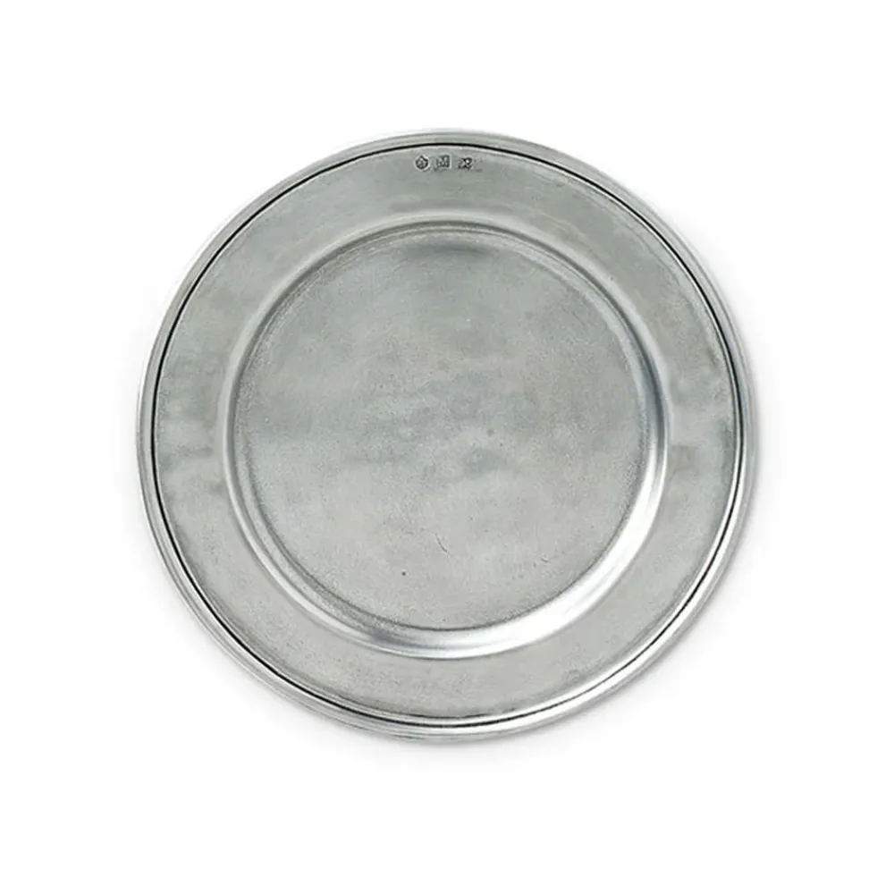Match Silver|Dinnerware|Convivio Bread Plate, All Pewter