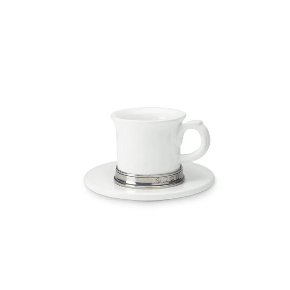 Match Silver|Dinnerware|Convivio Espresso Cup with Saucer