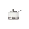 Match Silver|Dinnerware|Convivio Jam Pot with Spoon, Set of 2