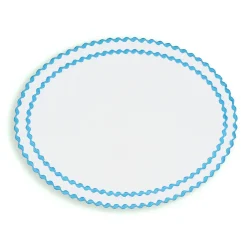 Loulou La Dune Place Settings & Linens|Cora Placemat And Napkin Set In Blue