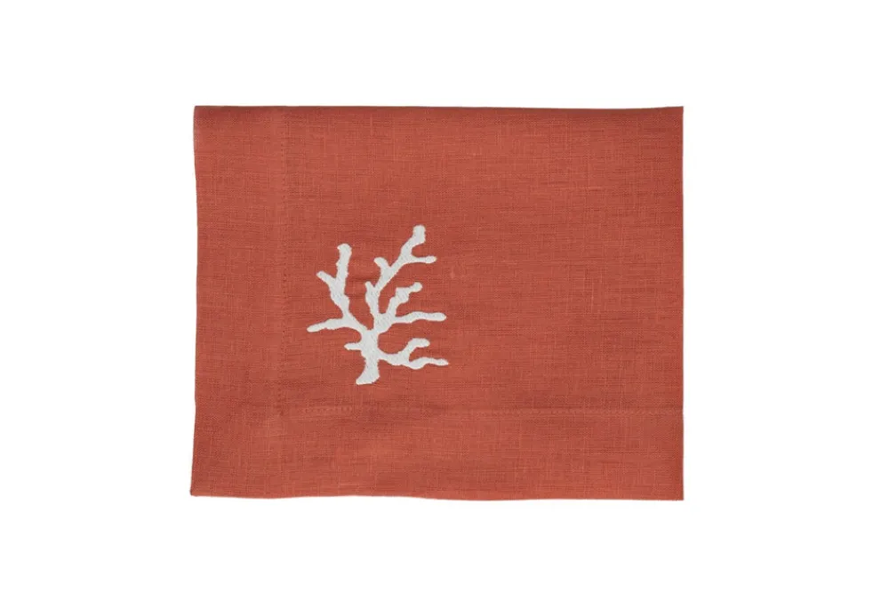 TriChi Design Place Settings & Linens|Coral Collection Napkin and Placemat in Tarcin, Set of 2