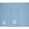 TriChi Design Place Settings & Linens|Coral Collection Napkin and Placemat in Mavi, Set of 2