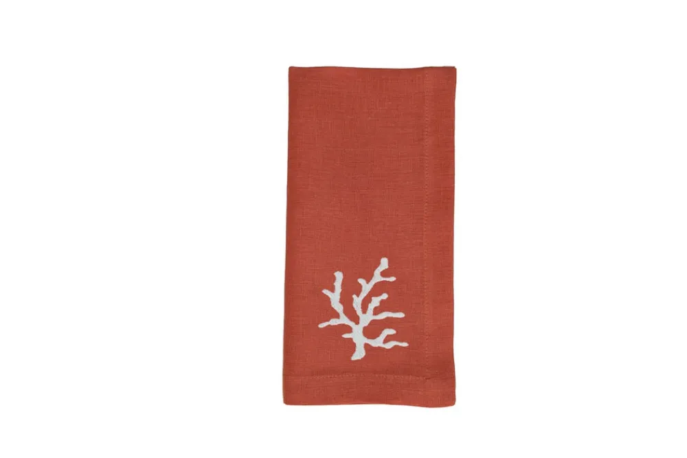 TriChi Design Place Settings & Linens|Coral Collection Napkin in Tarcin, Set of 4