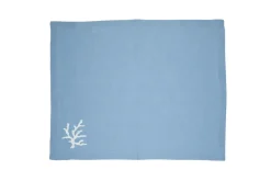TriChi Design Place Settings & Linens|Coral Collection Placemat in Mavi, Set of 4