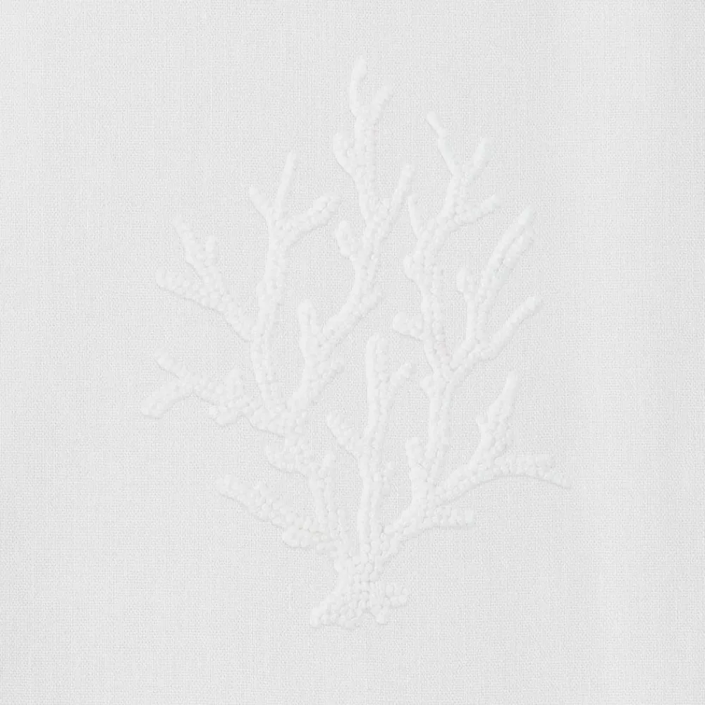 Henry Handwork Place Settings & Linens|Coral Knot White Napkin