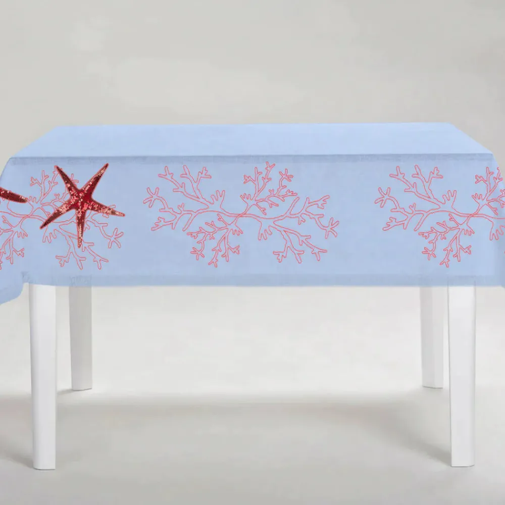 Cibelle Place Settings & Linens|Coral Pink Corallo Tablecloth