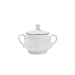 Ginori 1735 Dinnerware|Corona Sugar Bowl with Cover