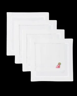 Henry Handwork Place Settings & Linens|Cosmo Cocktail Napkins, Set of 4