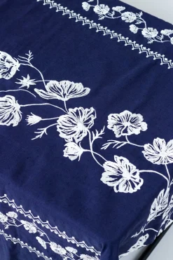 Esencial Hogar Place Settings & Linens|Cosmo Rectangular Tablecloth in Navy