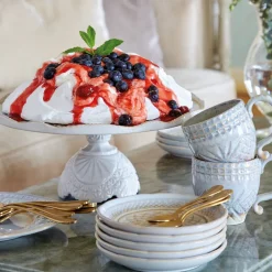 Costa Nova Dinnerware|Cristal Collection Footed Plate 12