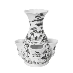 Juliska Dinnerware|Country Estate 11.5" Tulipiere Vase in Flint Grey