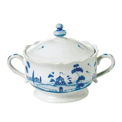 Juliska Dinnerware|Country Estate Delft Blue Sugar Pot Main House