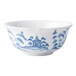 Juliska Dinnerware|Country Estate Delft Blue Cereal/Ice Cream Bowl Hen House