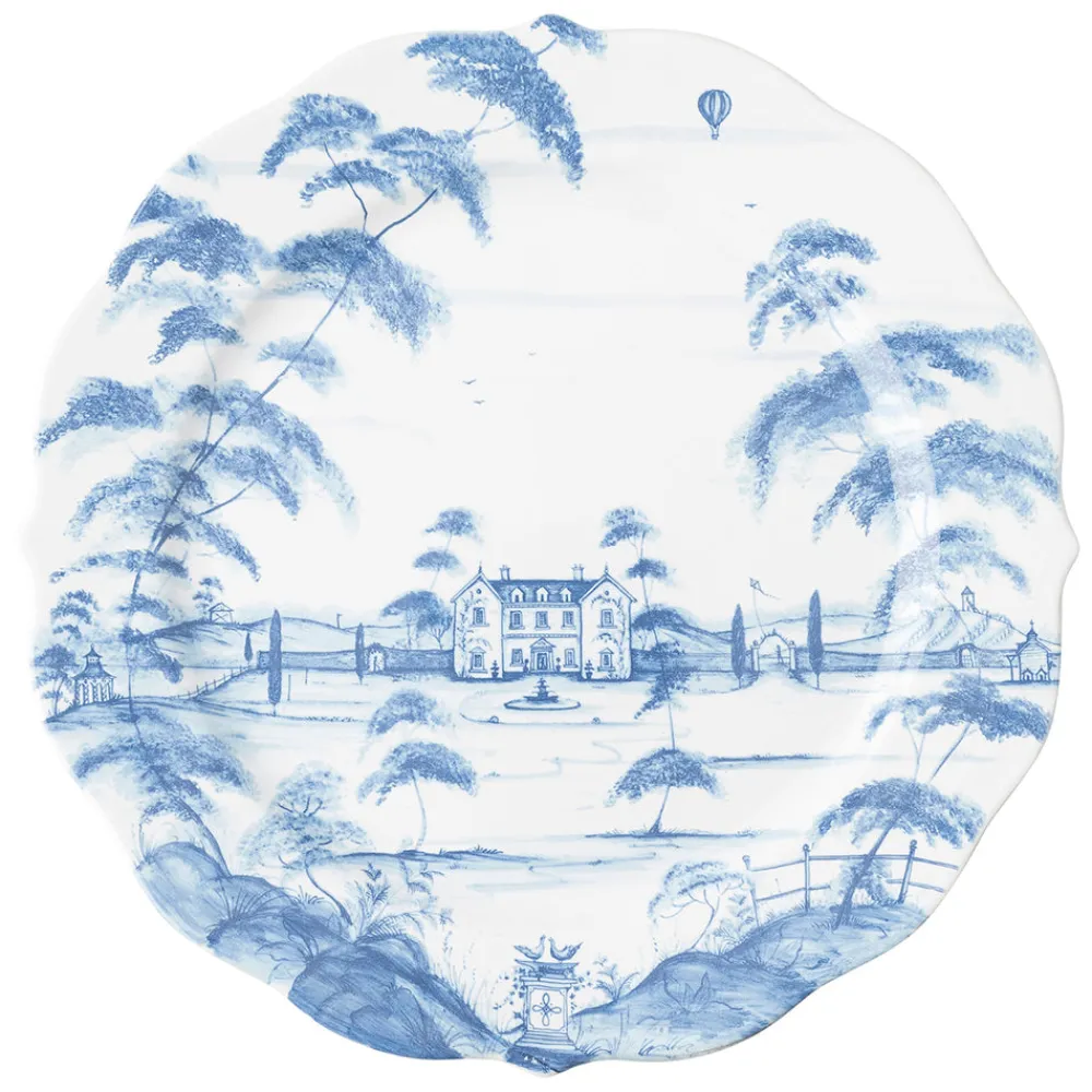 Juliska Dinnerware|Country Estate Delft Blue Platter/Charger Plate Main House