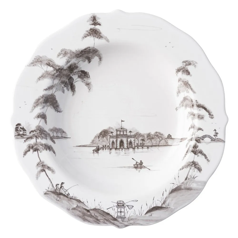 Juliska Dinnerware|Country Estate Flint Pasta/Soup Bowl Boathouse
