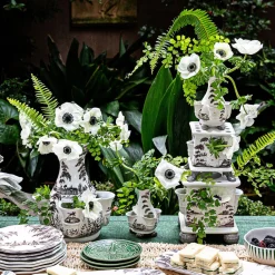 Juliska Dinnerware|Country Estate Tulipiere Tower in Flint Grey, Set of 3