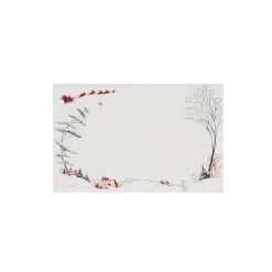 Juliska Place Settings & Linens|Country Estate Winter Frolic Place Card in Evergreen, Set of 12