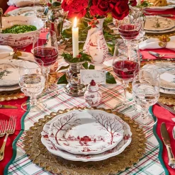 Juliska Place Settings & Linens|Country Estate Winter Frolic Place Card in Evergreen, Set of 12