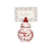 Juliska Place Settings & Linens|Country Estate Winter Frolic Ginger Jar Place Card Holder, Set of 4 in Ruby