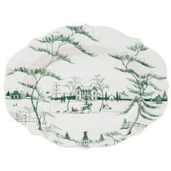 Juliska Dinnerware|Country Estate Winter Frolic 18" Platter in Evergreen