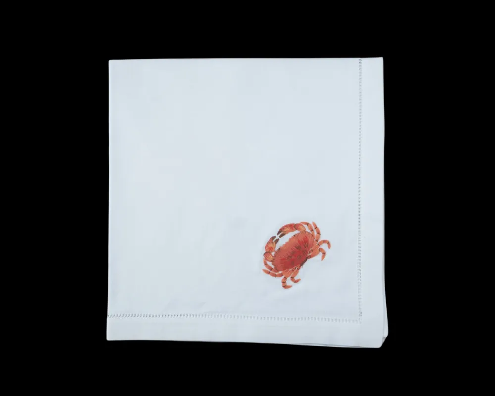 Henry Handwork Place Settings & Linens|Crab Modern Napkin