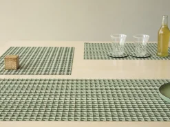 Chilewich Place Settings & Linens|Crane Rectangular Placemat in Thyme