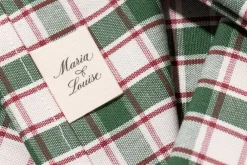 Maria Louise Cottage Place Settings & Linens|Crimson Grove Plaid Napkins in Green, Set of 4