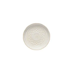 Costa Nova Dinnerware|Cristal Collection appetizer Plates in White, Set of 6