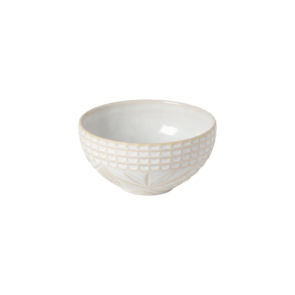 Costa Nova Dinnerware|Cristal Collection Cereal Bowls in White, Set of 6