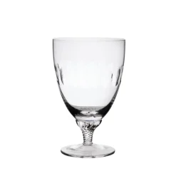 The Vintage List Glassware|Crystal Bistro Glasses with Lens Design, Set of Six