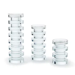 Two's Company Candles|Crystal Candle Holder, Set of 3