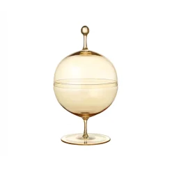 Lobmeyr Glassware|Crystal Candy Dish II. In Gold Lustre