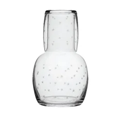 The Vintage List Glassware|Crystal Carafe Set with Stars Design