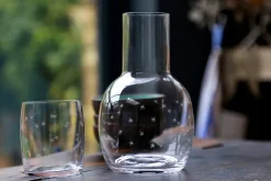 The Vintage List Glassware|Crystal Carafe Set with Stars Design