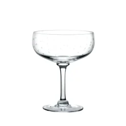 The Vintage List Glassware|Crystal Cocktail Glasses with Stars Design, Set of Four