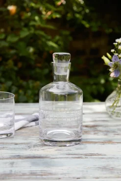 The Vintage List Glassware|Crystal Decanter with Ovals Design