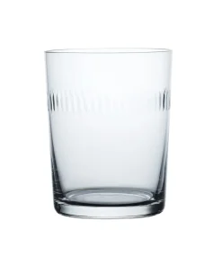 The Vintage List Glassware|Crystal Large Tumblers with Spears Design, Set of 4