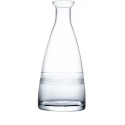 The Vintage List Glassware|Crystal Table Carafe with Ovals Design